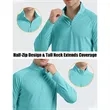 REPREVE® - Men's Quarter Zipper rPET Polyester Raglan Sleeve | https://www.bestnamebadges.com
