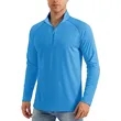 REPREVE® - Men's Quarter Zipper rPET Polyester Raglan Sleeve | https://www.bestnamebadges.com