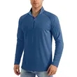 REPREVE® - Men's Quarter Zipper rPET Polyester Raglan Sleeve | https://www.bestnamebadges.com