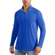 REPREVE® - Men's Quarter Zipper rPET Polyester Raglan Sleeve | https://www.bestnamebadges.com