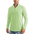 REPREVE® - Men's Quarter Zipper rPET Polyester Raglan Sleeve | https://www.bestnamebadges.com