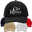 6 Panel Brushed Cotton Unconstructed Caps | https://www.bestnamebadges.com
