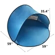 Automatic Pop Up Instant Beach Tent | https://www.bestnamebadges.com