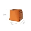 Foldable PVC Organizer Box Leather Desk Sundry Storage Tray | https://www.bestnamebadges.com
