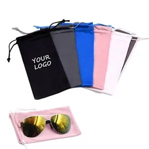 Drawstring Polyester Eyewear Bag