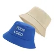 Portable Cotton Bucket Hat Fishing Cap | https://www.bestnamebadges.com