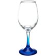 10 oz. Rioja White Colored Glasses W/ Custom Logo | https://www.bestnamebadges.com