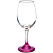 10 oz. Rioja White Colored Glasses W/ Custom Logo | https://www.bestnamebadges.com