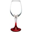 10 oz. Rioja White Colored Glasses W/ Custom Logo | https://www.bestnamebadges.com