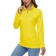 REPREVE® - Women's rPET Performance Quarter Zipper | https://www.bestnamebadges.com