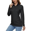 REPREVE® - Women's rPET Performance Quarter Zipper | https://www.bestnamebadges.com