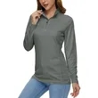 REPREVE® - Women's rPET Performance Quarter Zipper | https://www.bestnamebadges.com