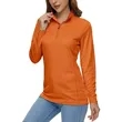 REPREVE® - Women's rPET Performance Quarter Zipper | https://www.bestnamebadges.com