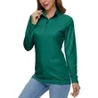 REPREVE® - Women's rPET Performance Quarter Zipper | https://www.bestnamebadges.com
