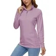 REPREVE® - Women's rPET Performance Quarter Zipper | https://www.bestnamebadges.com