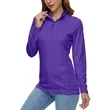 REPREVE® - Women's rPET Performance Quarter Zipper | https://www.bestnamebadges.com
