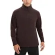 Men's rPET Quarter Zip Raglan Fleece Pullover, Antibacterial | https://www.bestnamebadges.com
