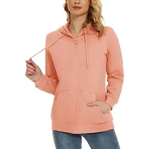 Women-s-Recycled-Antibacterial-Zipper-Hoodie-Kangaroo-Pocket