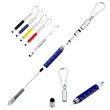 6 In 1 Metal Tool Pen Multi-Function with Carabiner | https://www.bestnamebadges.com