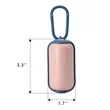 Portable Biodegradable Pill Pet Waste Garbage Bag Dispenser | https://www.bestnamebadges.com