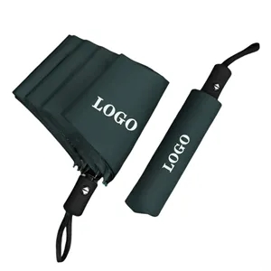 Sun And Rain Dual-use Automatic Three-fold Sunshade Umbrella