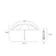 Reverse Automatic Three-fold Umbrella with Reflective Strip | https://www.bestnamebadges.com