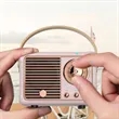 Mini Radio Shape Rechargeable Wireless Speaker Music Player | https://www.bestnamebadges.com