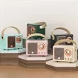 Mini Radio Shape Rechargeable Wireless Speaker Music Player | https://www.bestnamebadges.com