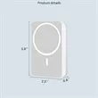 5000mAh Fast Portable Magnetic Wireless Charging Power Bank | https://www.bestnamebadges.com