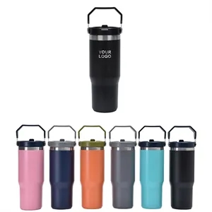 20oz.Vacuum Cup w/ Flip Straw