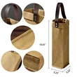 Washable Kraft Paper Red Wine Bag Gift | https://www.bestnamebadges.com