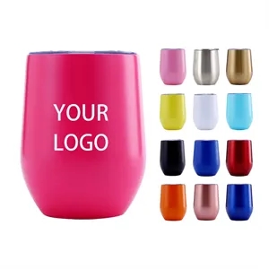 12Oz Double Wall Stainless Steel Eggshell Cup