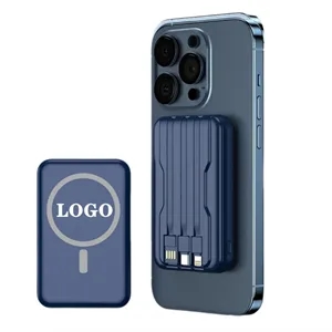 10000mAh Slim Mobile Wireless Charger Magnetic Power Bank