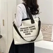 Canvas Tote Handbags student Casual Shoulder Crossbody Bag | https://www.bestnamebadges.com