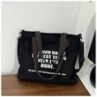 Canvas Tote Handbags student Casual Shoulder Crossbody Bag | https://www.bestnamebadges.com
