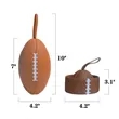 25oz Silicone Outdoor Collapsible Water Bottles Rugby Cup | https://www.bestnamebadges.com