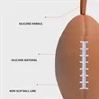 25oz Silicone Outdoor Collapsible Water Bottles Rugby Cup | https://www.bestnamebadges.com