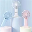 Mini USB Rechargeable Handheld Phone Holder Desk Fan | https://www.bestnamebadges.com
