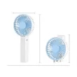 Mini USB Rechargeable foldable Handheld Desk Fan | https://www.bestnamebadges.com