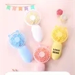 Mini USB Rechargeable Handheld Cute Desk Fan | https://www.bestnamebadges.com