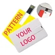 Credit Card USB Flash Drive Disk Custom Full Color | https://www.bestnamebadges.com