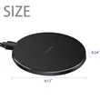 10W Desktop Frosting Disc Wireless Phone Charger | https://www.bestnamebadges.com