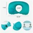 Tool Free U Shaped Inflatable Neck Pillow | https://www.bestnamebadges.com