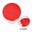 Custom Portable Foldable Polyester Hand Held Disc Fan | https://www.bestnamebadges.com