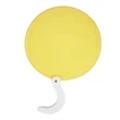 Custom Portable Foldable Polyester Hand Held Disc Fan | https://www.bestnamebadges.com
