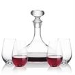 Stratford Decanter & Boston Stemless Wine | https://www.bestnamebadges.com
