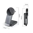 3 in 1 Detachable Desktop Magnetic Wireless Charger | https://www.bestnamebadges.com