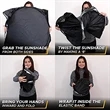 Car Windshield Sun Shade with Storage Pouch | https://www.bestnamebadges.com