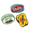 3" x 2" Oval Vinyl Full Color Stickers | https://www.bestnamebadges.com