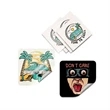 4" x 4" Square Vinyl Full Color Stickers | https://www.bestnamebadges.com